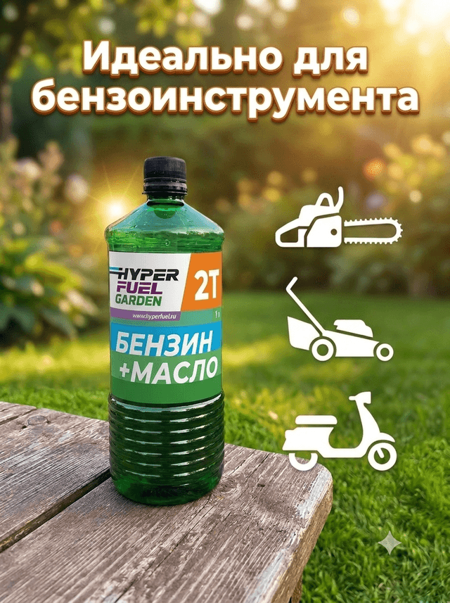 бензин 2Т для бензоинструмента 1 л