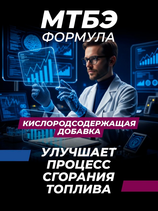 МТБЭ улучшает процесс сгорания топлива.